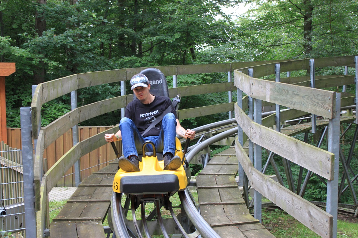 Die Rodelbahn war auch ne Mordsgaudi....