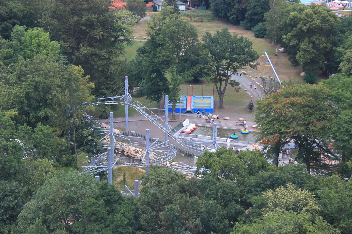 Blick auf den Fun-Park